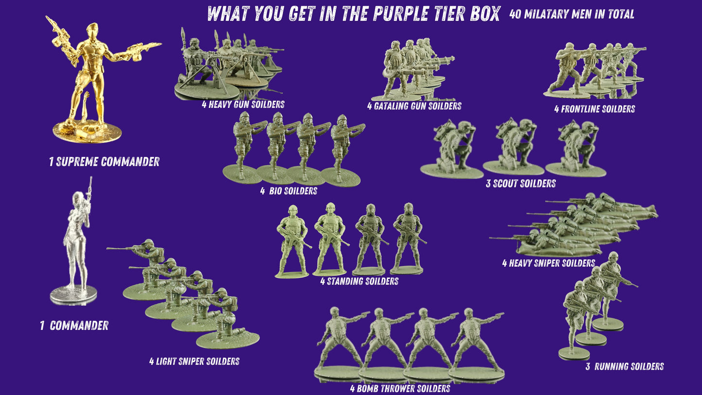 Zombie Wars Standard Tier 70 Character box set