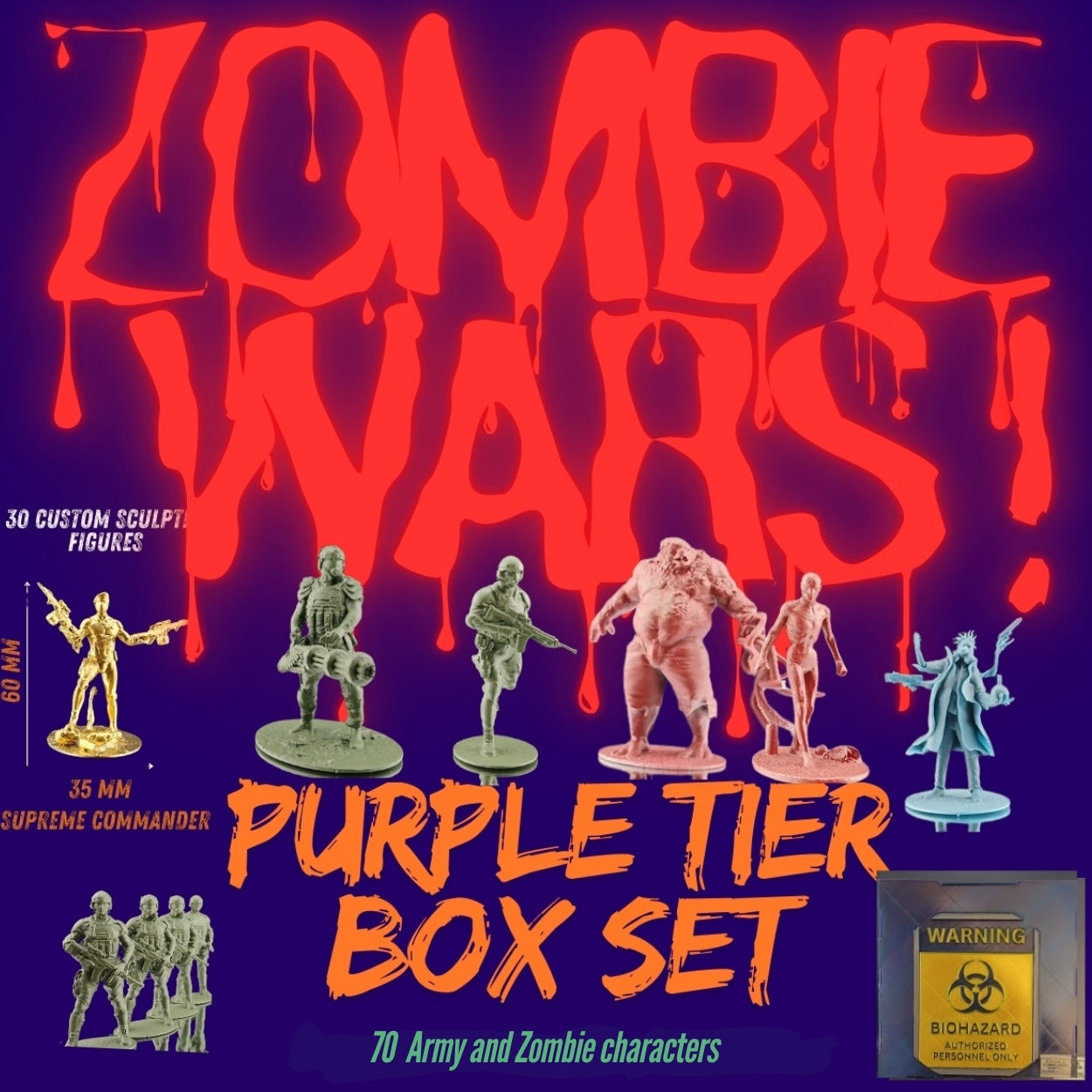 Zombie Wars Standard Tier 70 Character box set